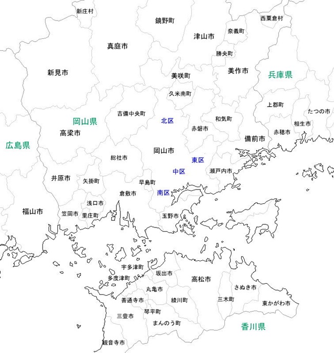 庭木伐採　出張エリア